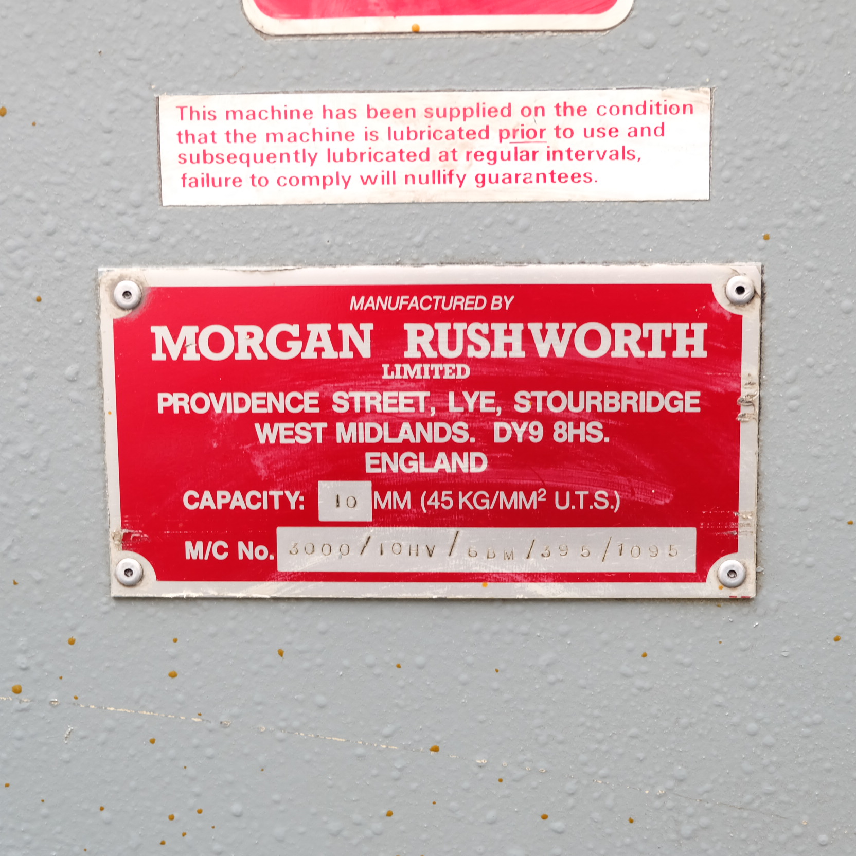 Morgan Rushworth Hydraulic Guillotine