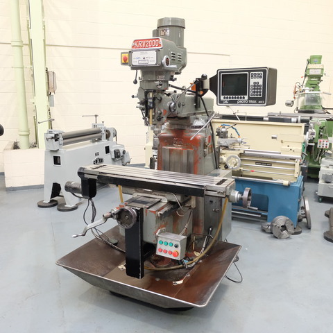 XYZ KRV 2000 Programmable Turret Milling Machine