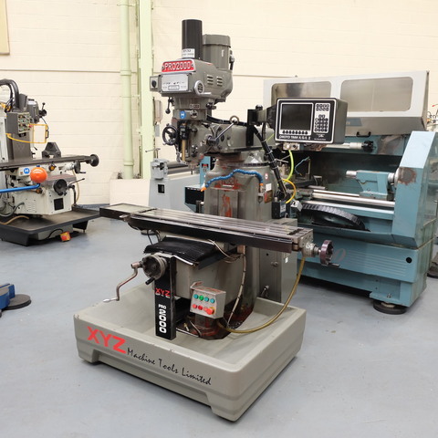 XYZ Pro 2000 Programmable Turret Milling Machine