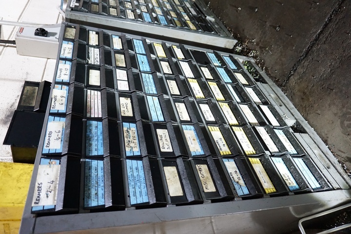 (2) 56-Drawer Storage Cabinets