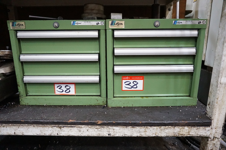 (2) 3-Drawer Lista Cabinets