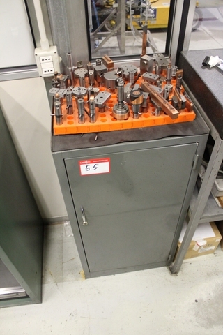Cabinet with Qty of Tooling for EDM Machines