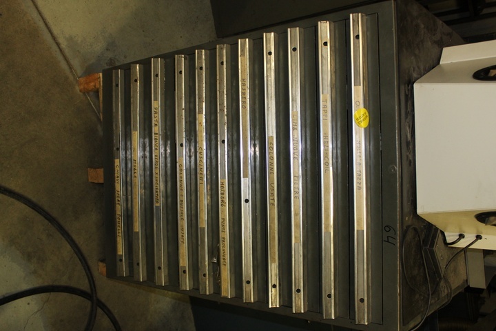 (2) 11-Drawer Cabinets with Qty of Spares & Tooling