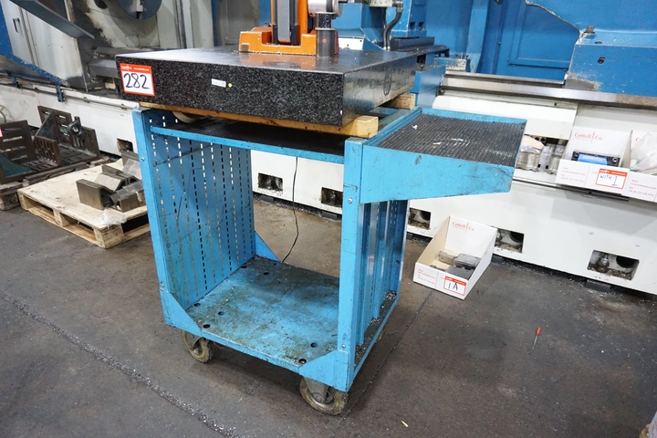 Granite Surface Block with Mobile Trolley