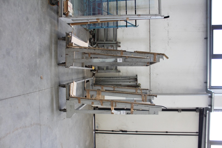 (3) x Steel Heavy Duty Single Sided Portable Glass Transporters