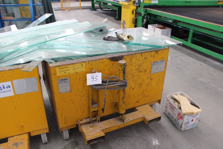 Vallogia Tilting Waste Skips 1250 x 1000 x 900mm