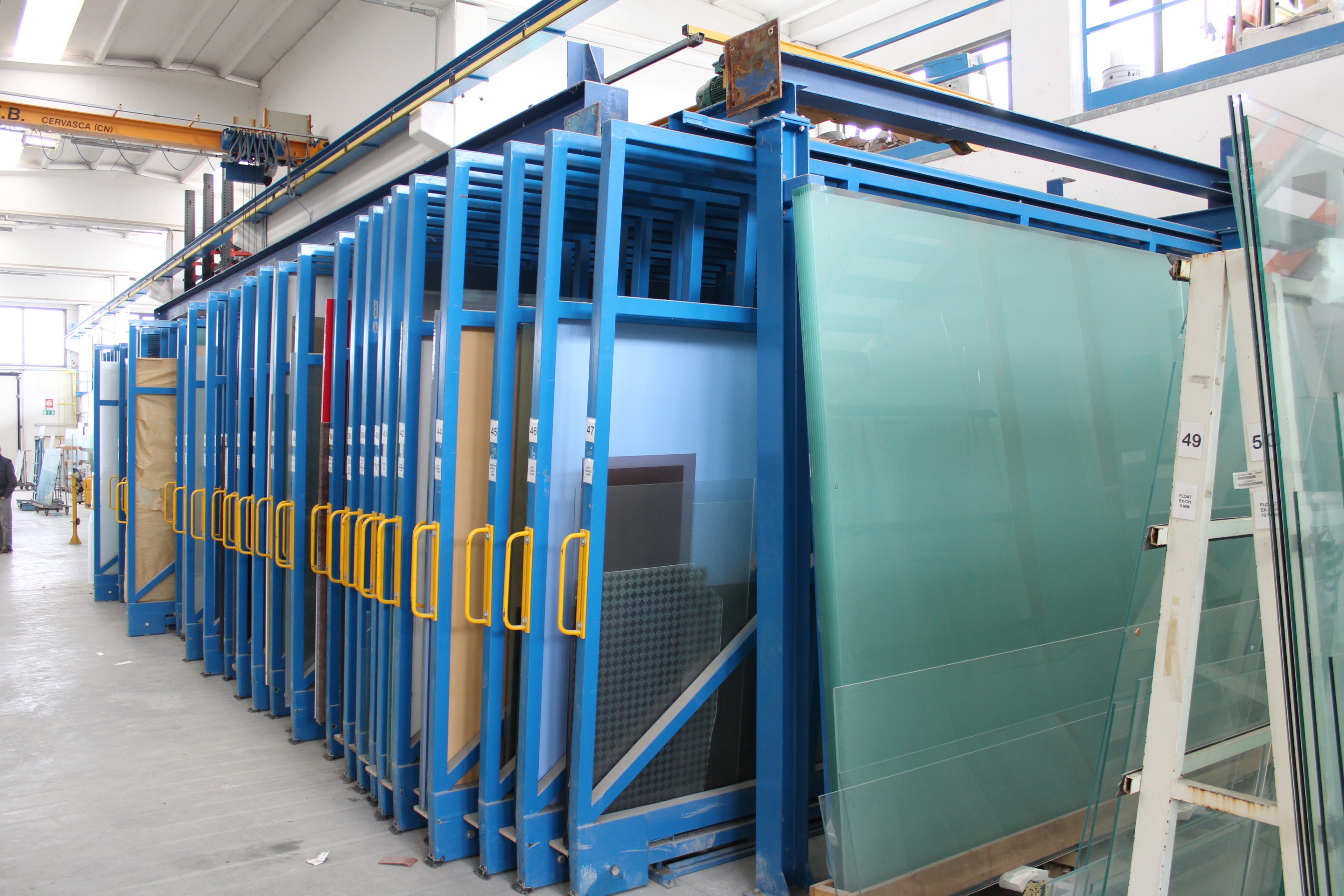 Manual Glass Racking System