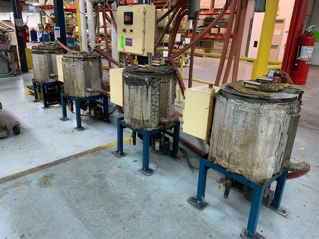 CUSTOM Centrifuge System w/ 4 Centrifuges, Allen Bradley PV550 PLC