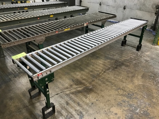 Section 120"L x 18" W Roller Conveyor