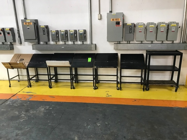 Lot of (7) Rolling Carts