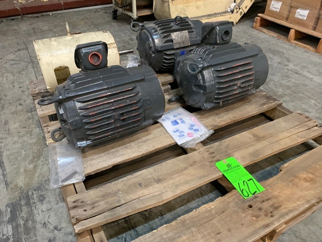 Lot of (4) Electric Motors from 3-5 HP