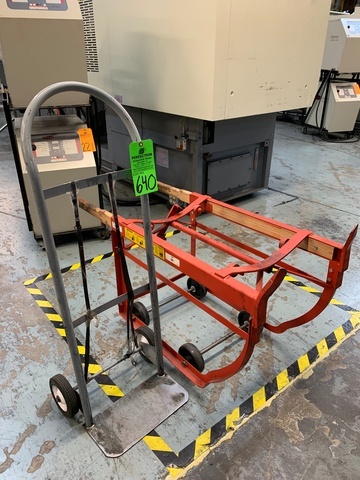 Lot Comprising Modern Equipment W12P-KD 1000 LB Barrel Cart and Milwaukee 4151 Hand Truck