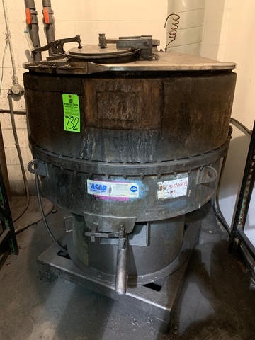 SWECO M45RC 48" Vibratory Tumbler, s/n 45M-579-3