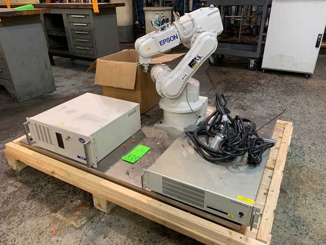2007 EPSON PS5-AS00 6-Axis Robot, s/n 00579 w/ RC520DU6 Drive Unit