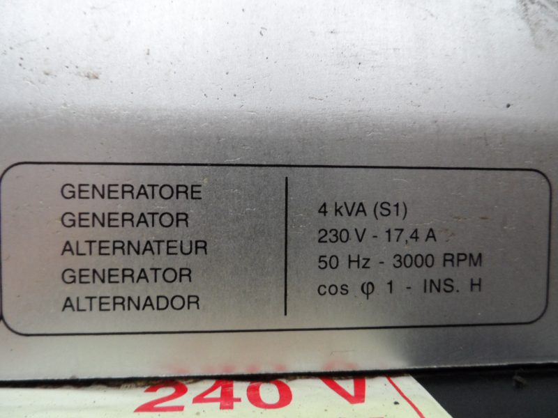 Spitfire XJ2000 Moble Welding Generator
