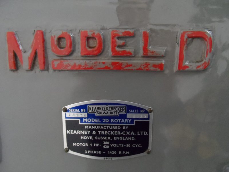 Milwaukee Model D No.2 Rotary Head Milling Machine
