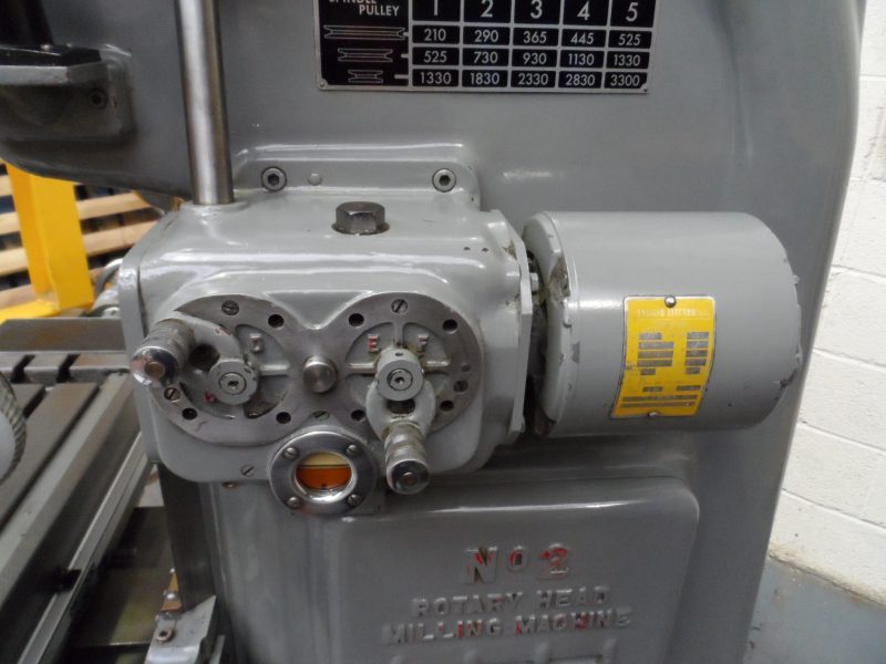 Milwaukee Model D No.2 Rotary Head Milling Machine