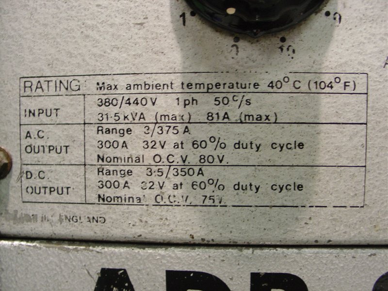 BOC ADR 300 Argonarch AC/DC Welder