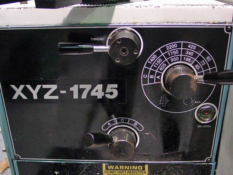 XYZ Proturn 1745 Gap Bed Centre Lathe