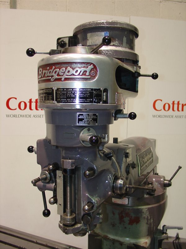 Bridgeport Model BRJ Low Headroom Turret Mill