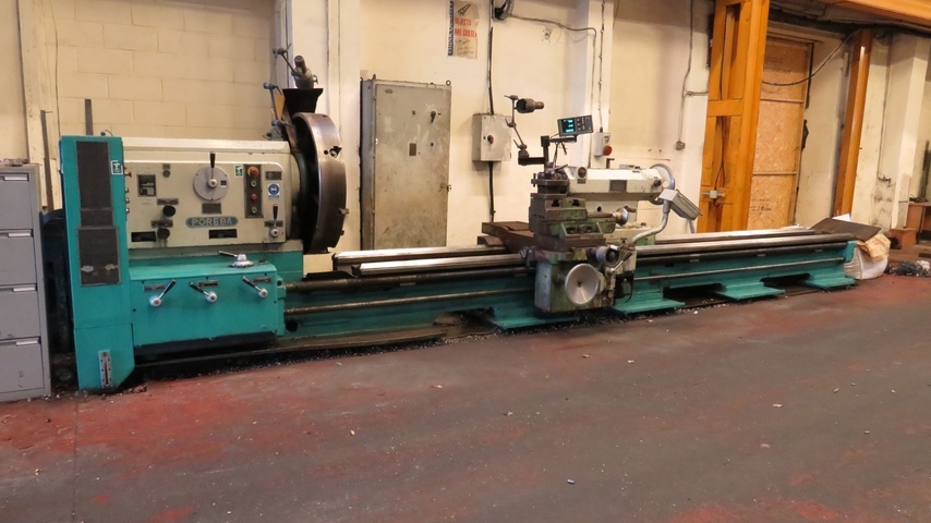 Poreba TR115B2/5M Gap Bed Centre Lathe