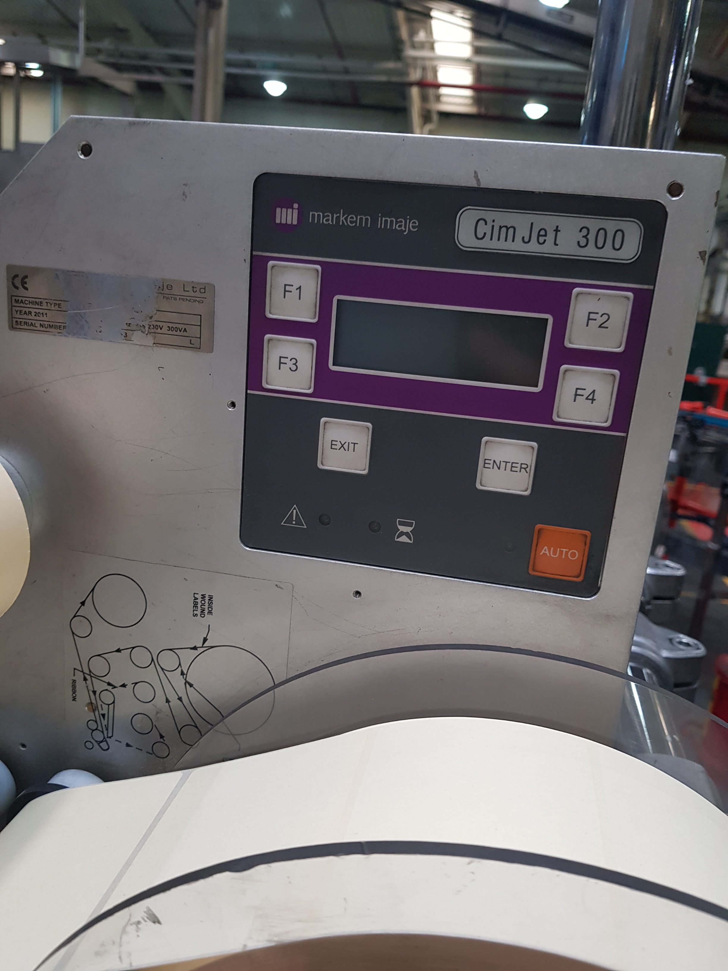 Cimjet Series 300 Markem Labeller