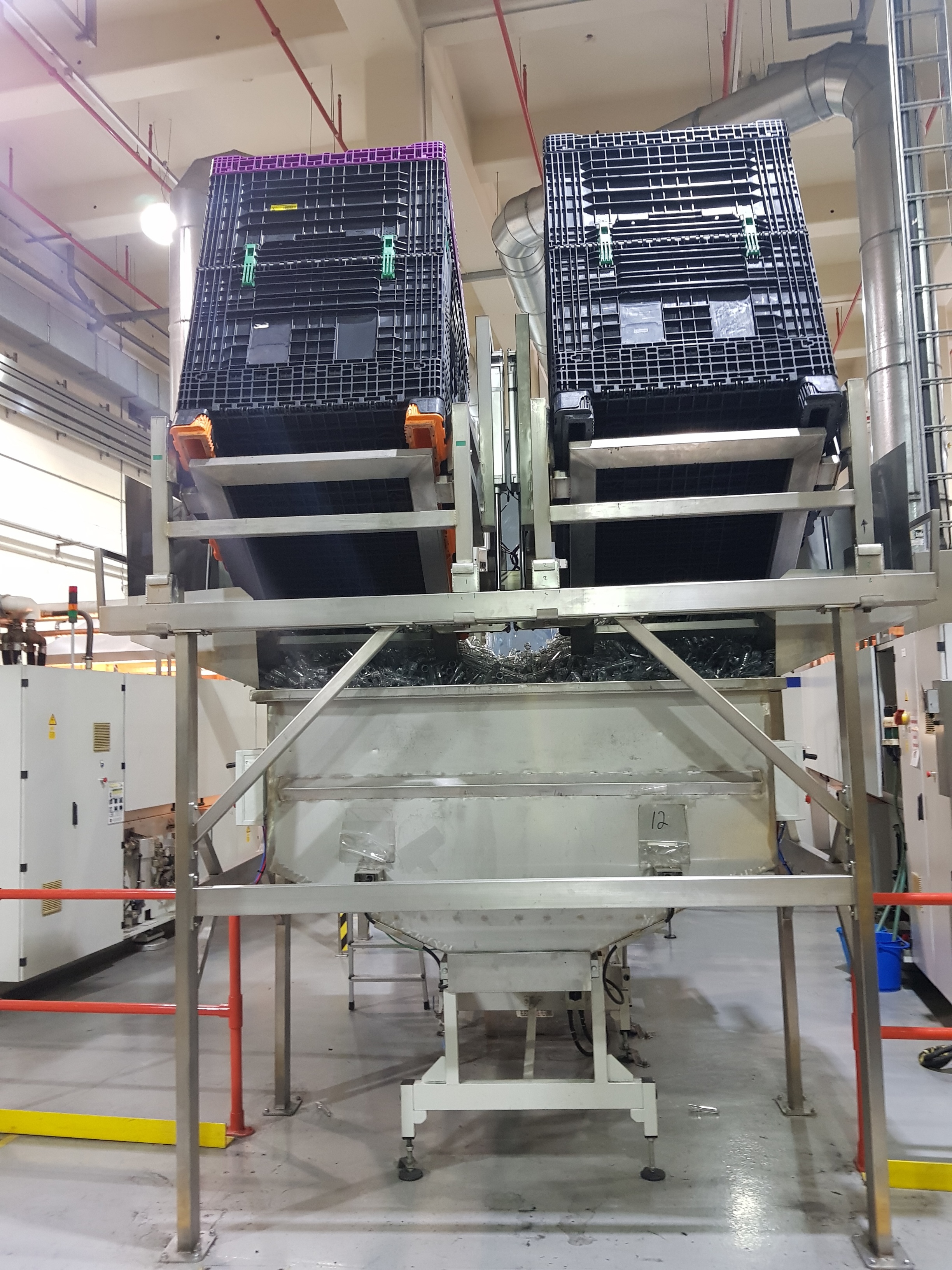 PET bottle blow moulding, filling and packing line (Line 12) Comprising lots 110 to 125