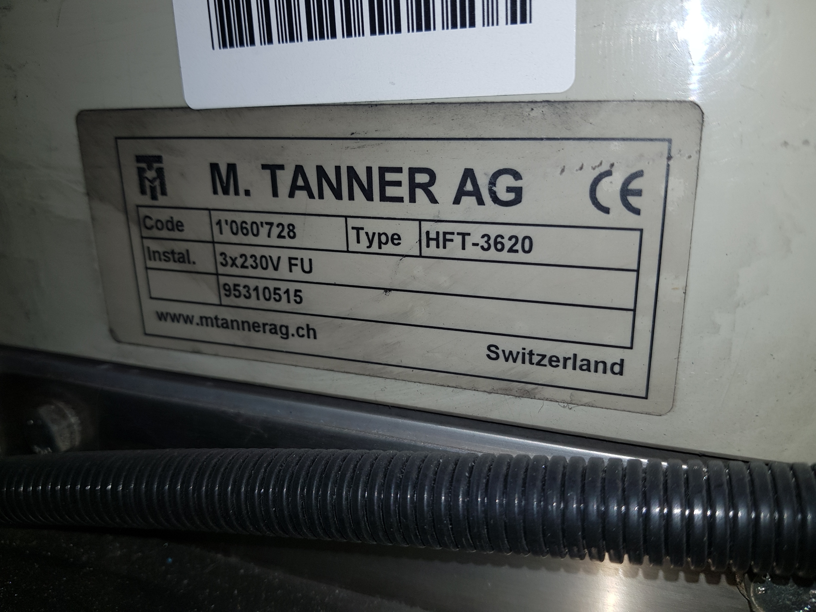 M.Tanner HFT-3620 Elevator