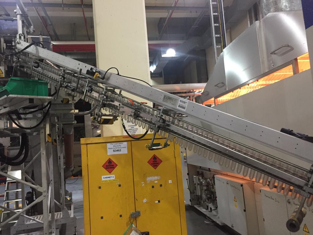 PET bottle blow moulding, filling and packing line (Line 12) Comprising lots 110 to 125