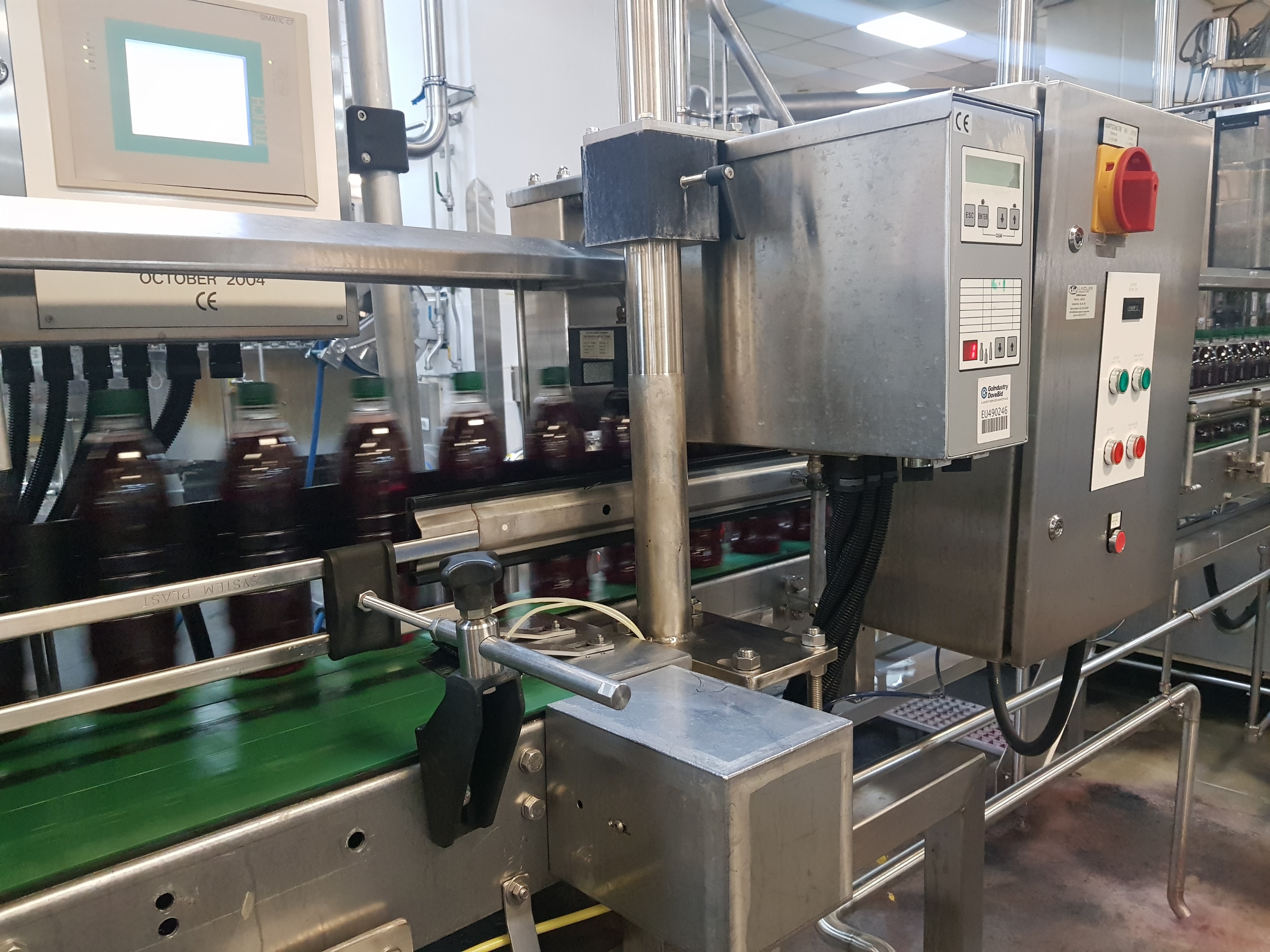 PET bottle blow moulding, filling and packing line (Line 12) Comprising lots 110 to 125