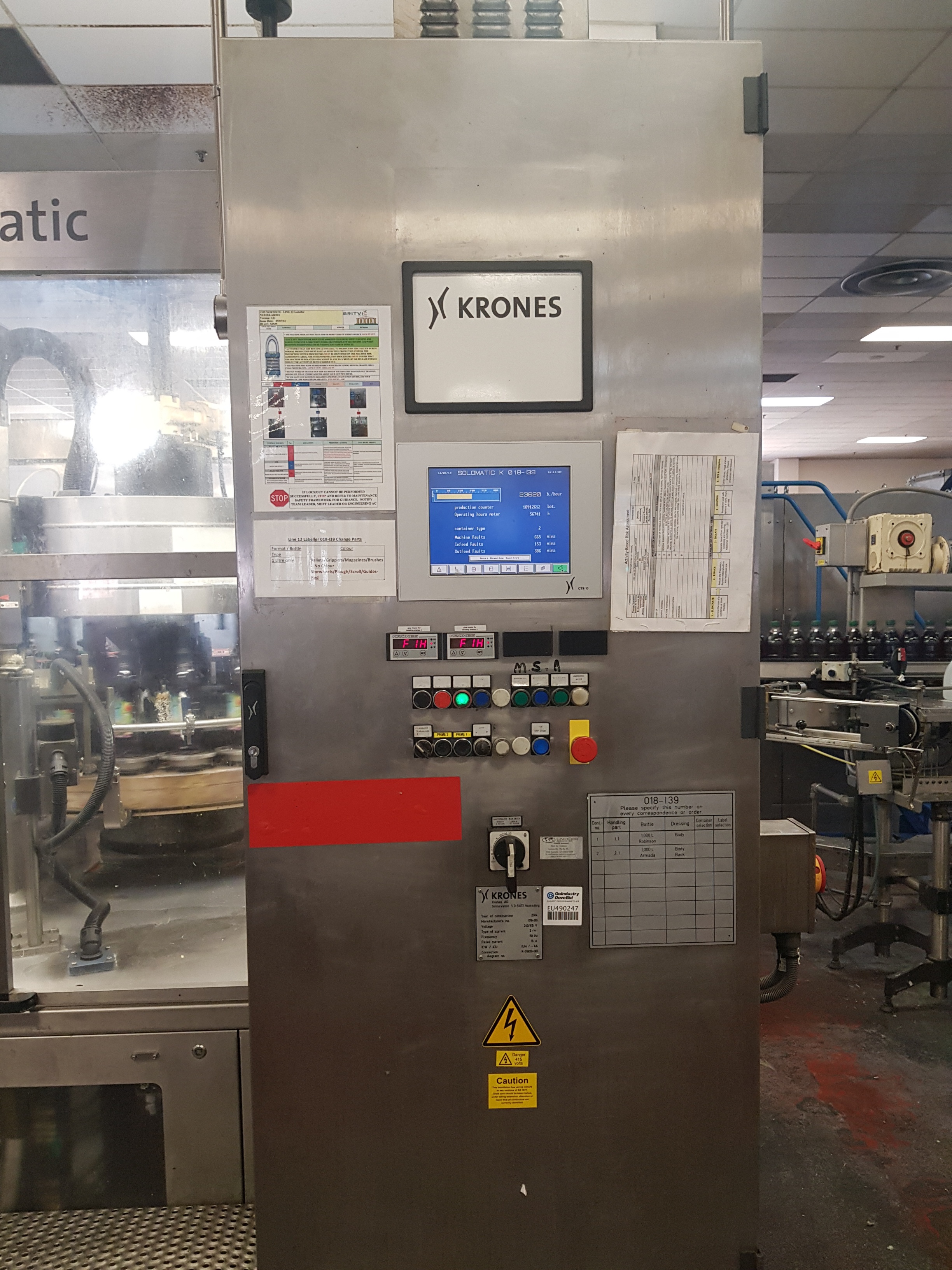 Krones Solomatic  Twin Labeller