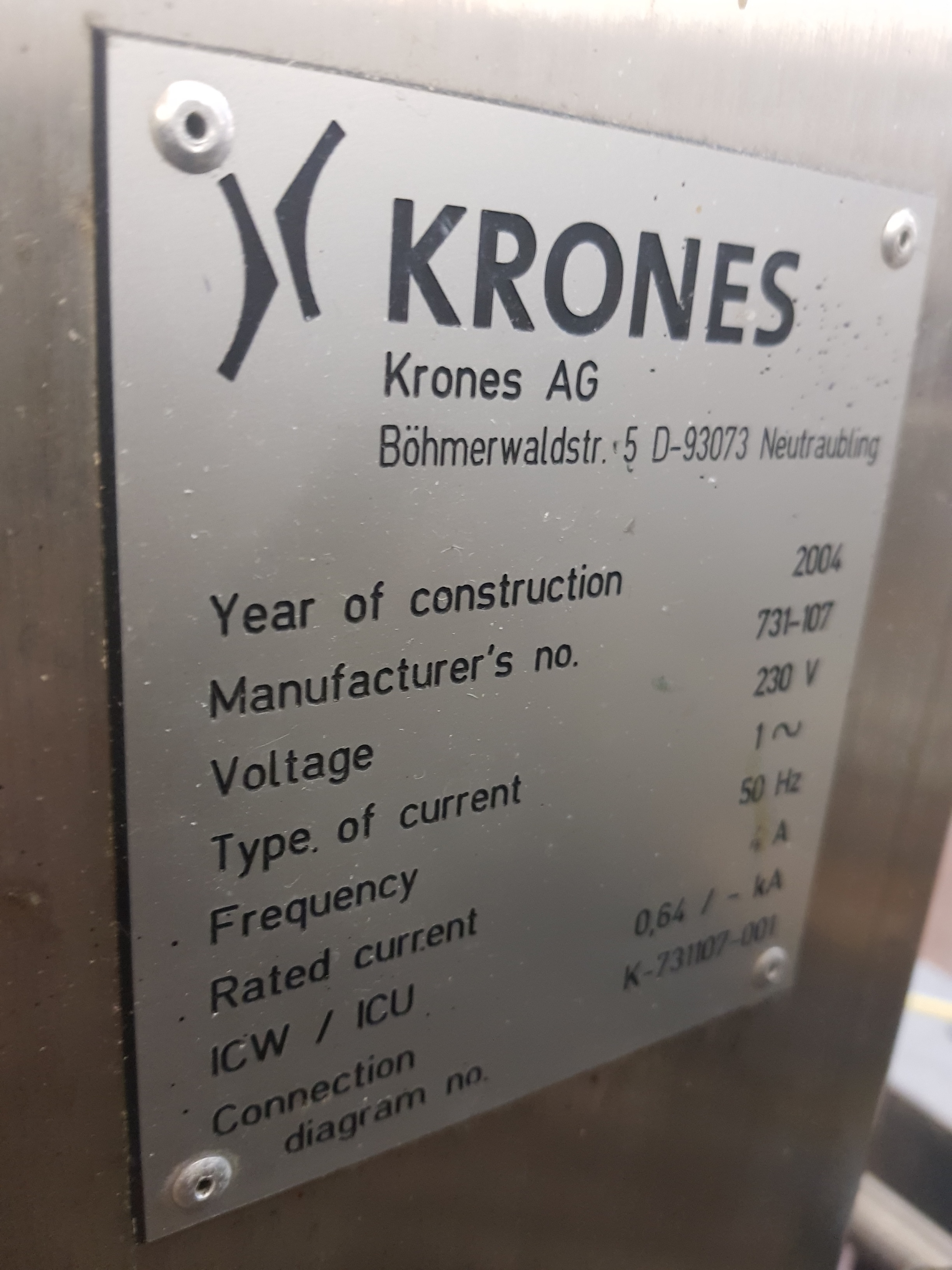 Krones Checkmat Inspection System