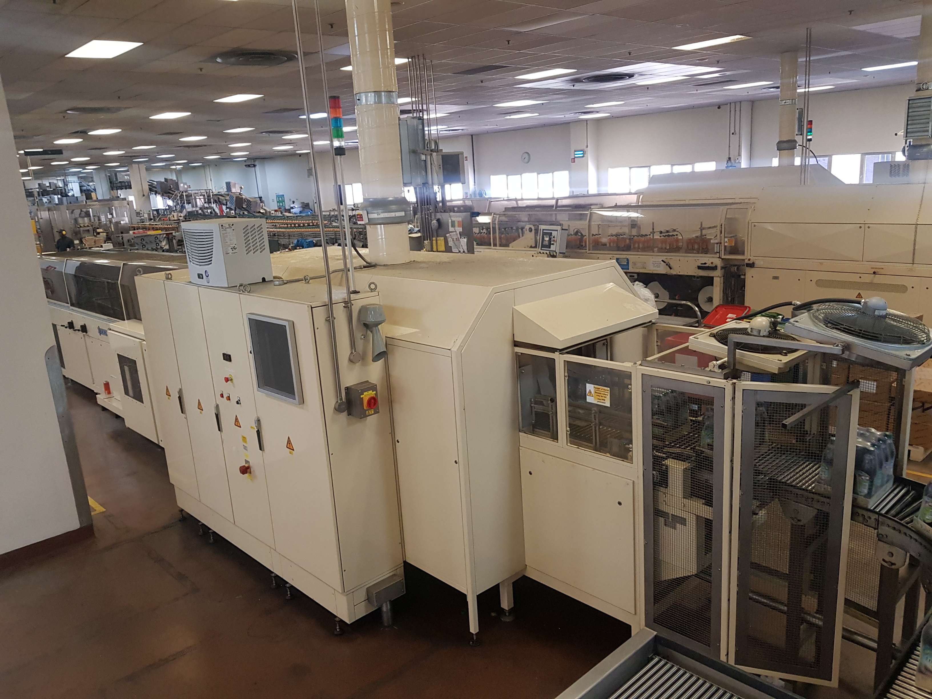 PET bottle blow moulding, filling and packing line (Line 12) Comprising lots 110 to 125