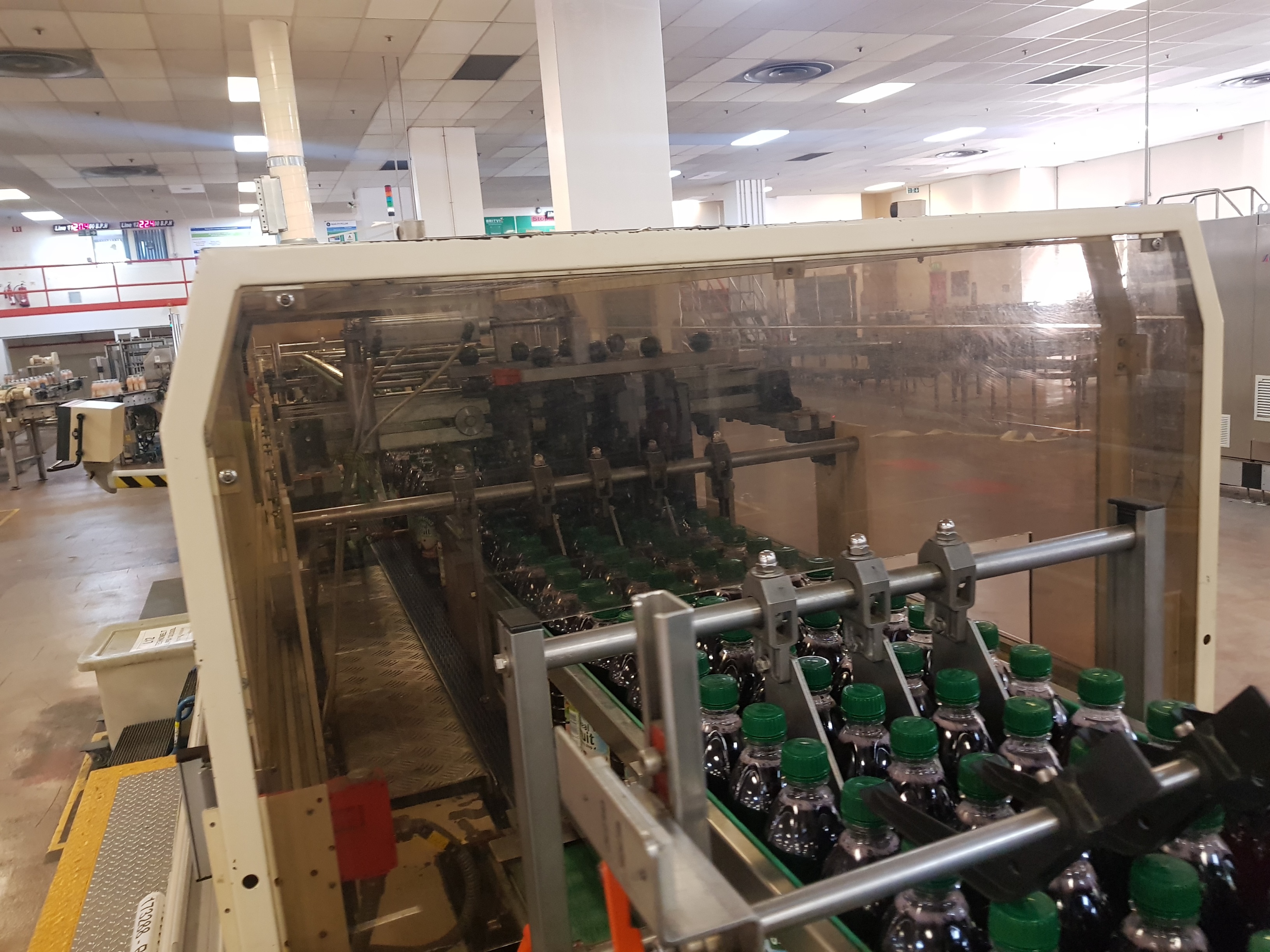 PET bottle blow moulding, filling and packing line (Line 12) Comprising lots 110 to 125
