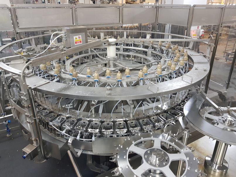 GEA Procomac Fillstar 80-Head Volumetric Filler and Rinser