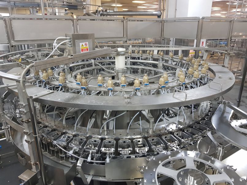 GEA Procomac Fillstar 80-Head Volumetric Filler and Rinser