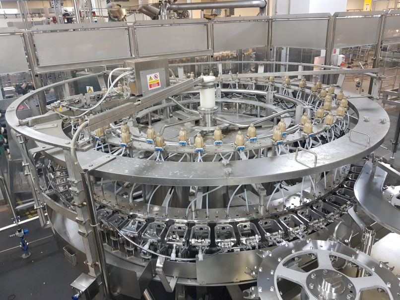 GEA Procomac Fillstar 80-Head Volumetric Filler and Rinser