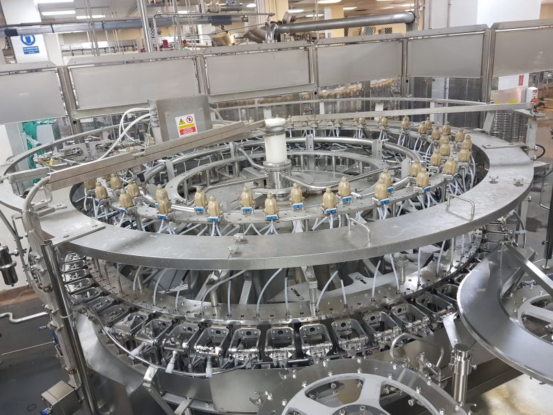 GEA Procomac Fillstar 80-Head Volumetric Filler and Rinser