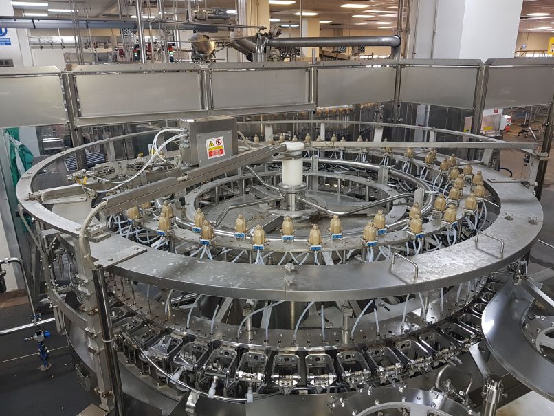 GEA Procomac Fillstar 80-Head Volumetric Filler and Rinser