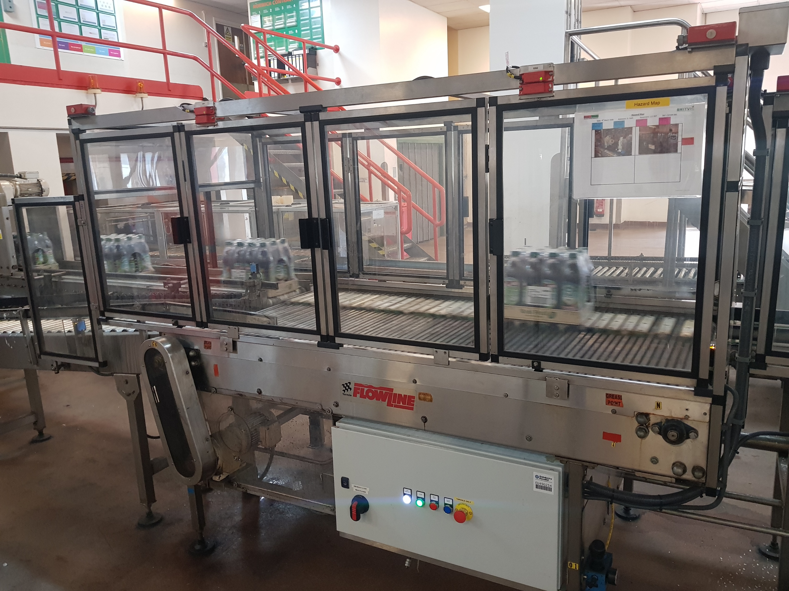 PET bottle blow moulding, filling and packing line (Line 12) Comprising lots 110 to 125