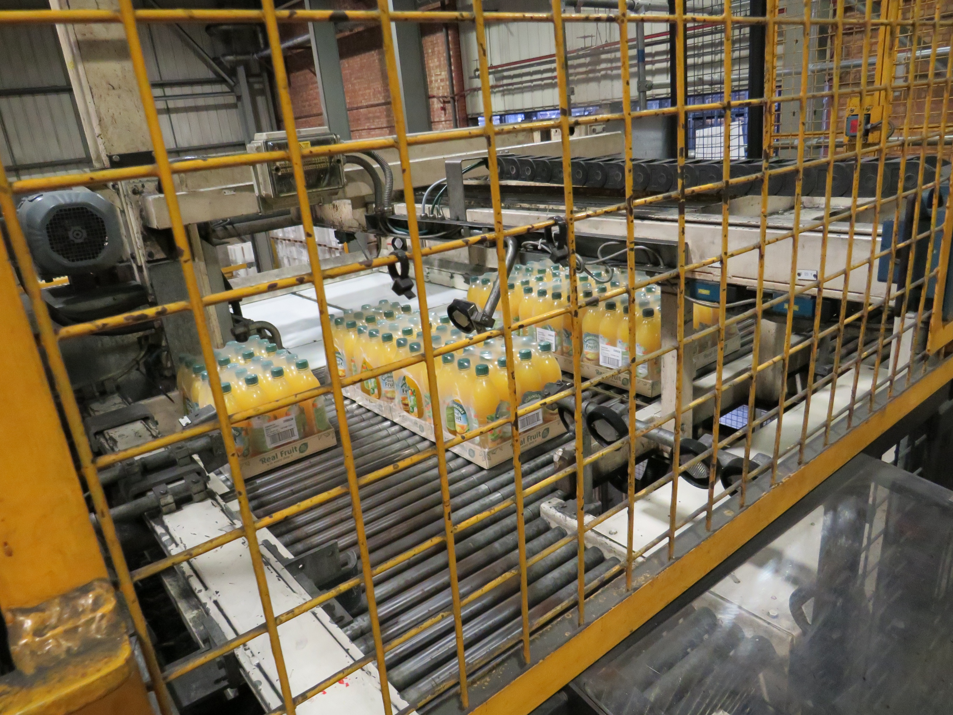 PET bottle blow moulding, filling and packing line (Line 12) Comprising lots 110 to 125