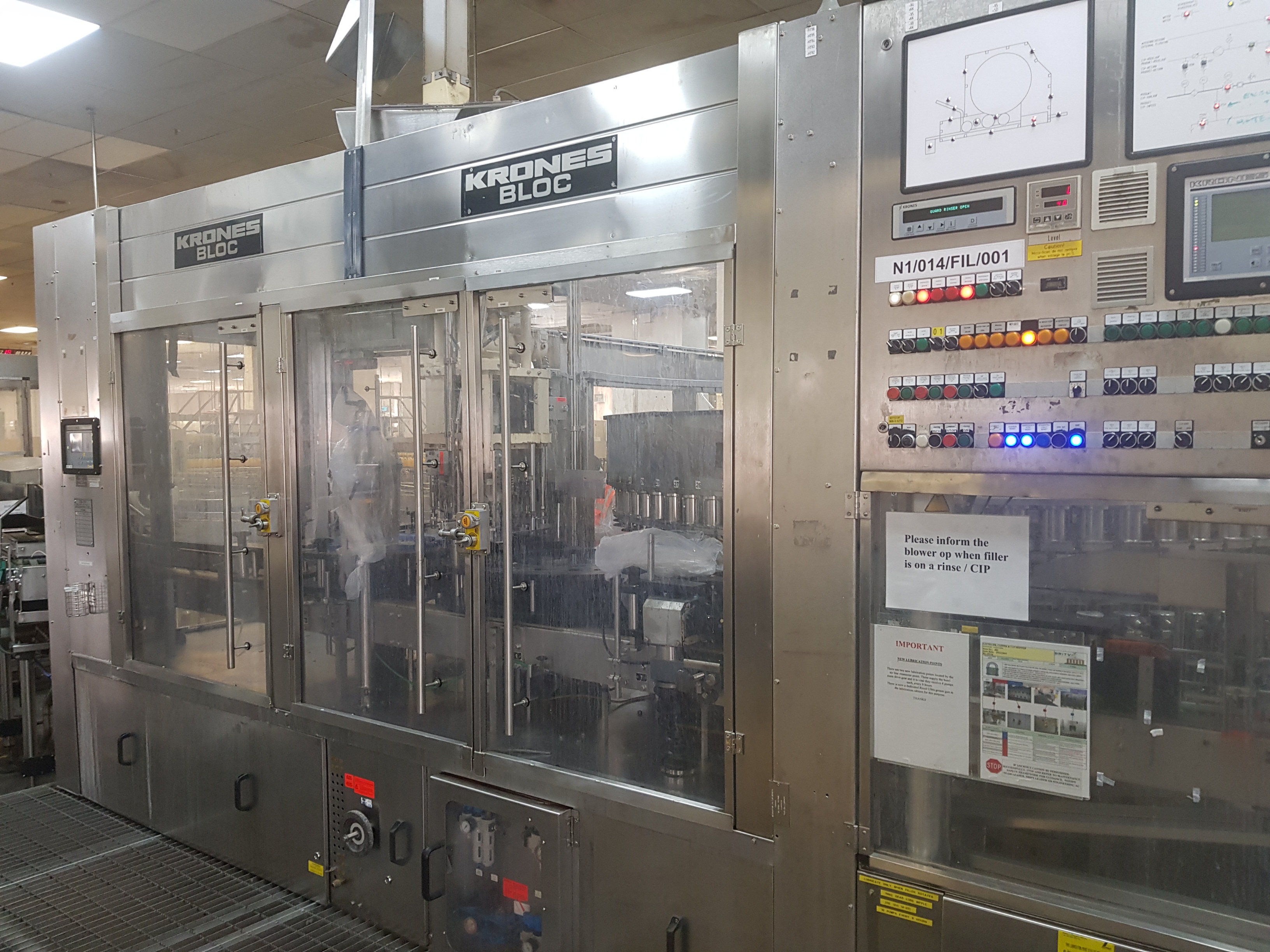 Krones K326-555 Filler / Capper