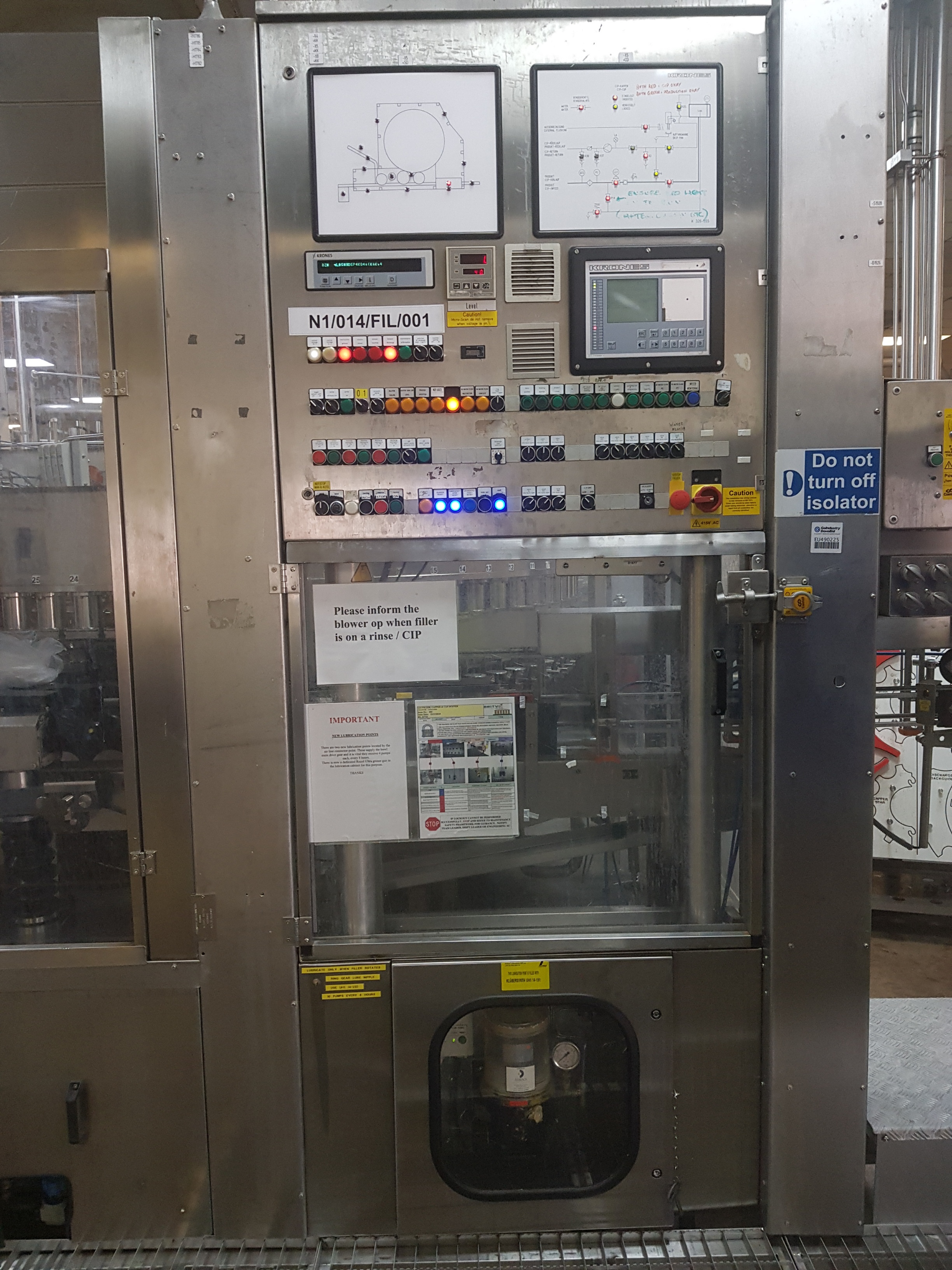 Krones K326-555 Filler / Capper