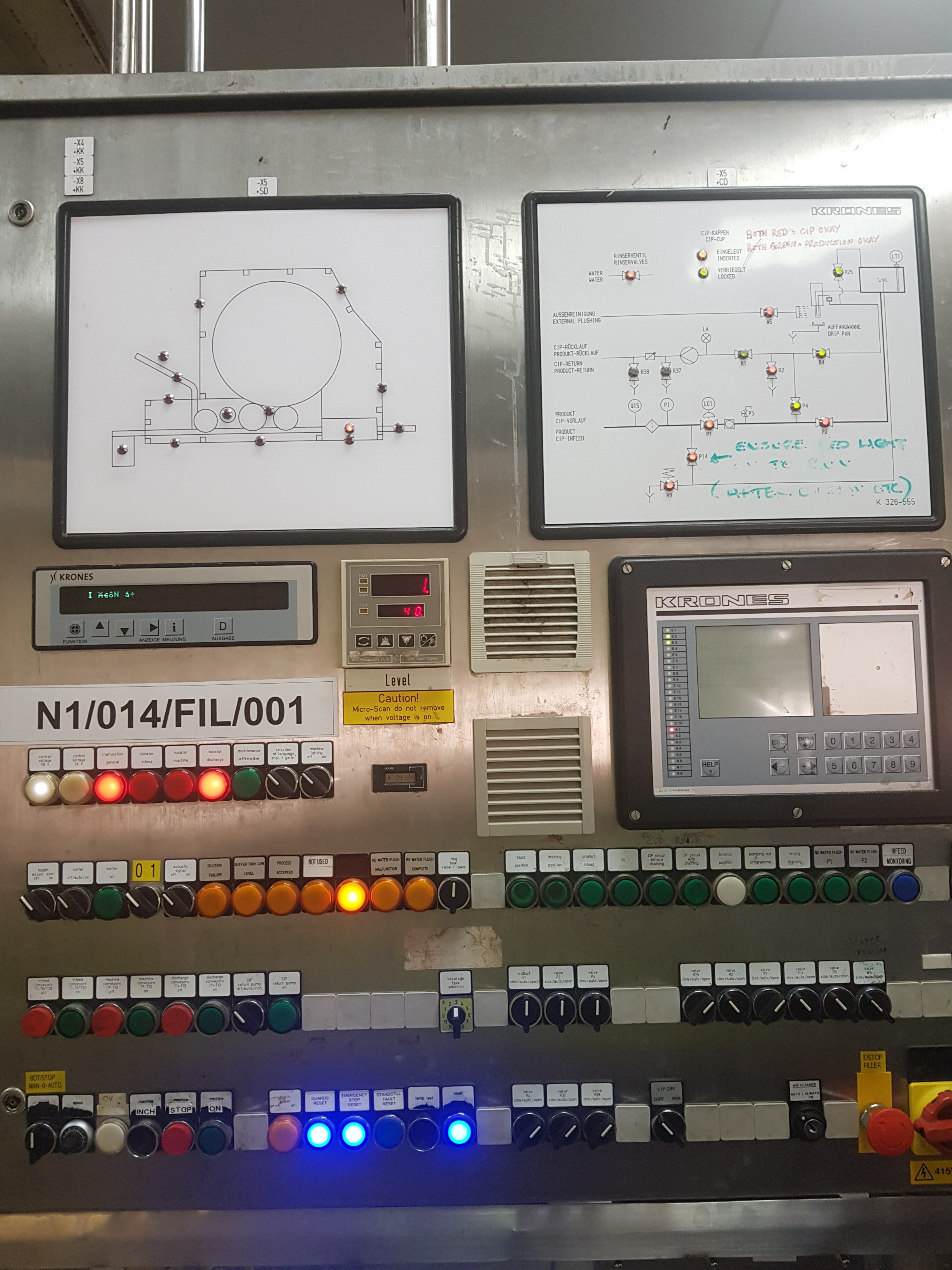 Krones K326-555 Filler / Capper