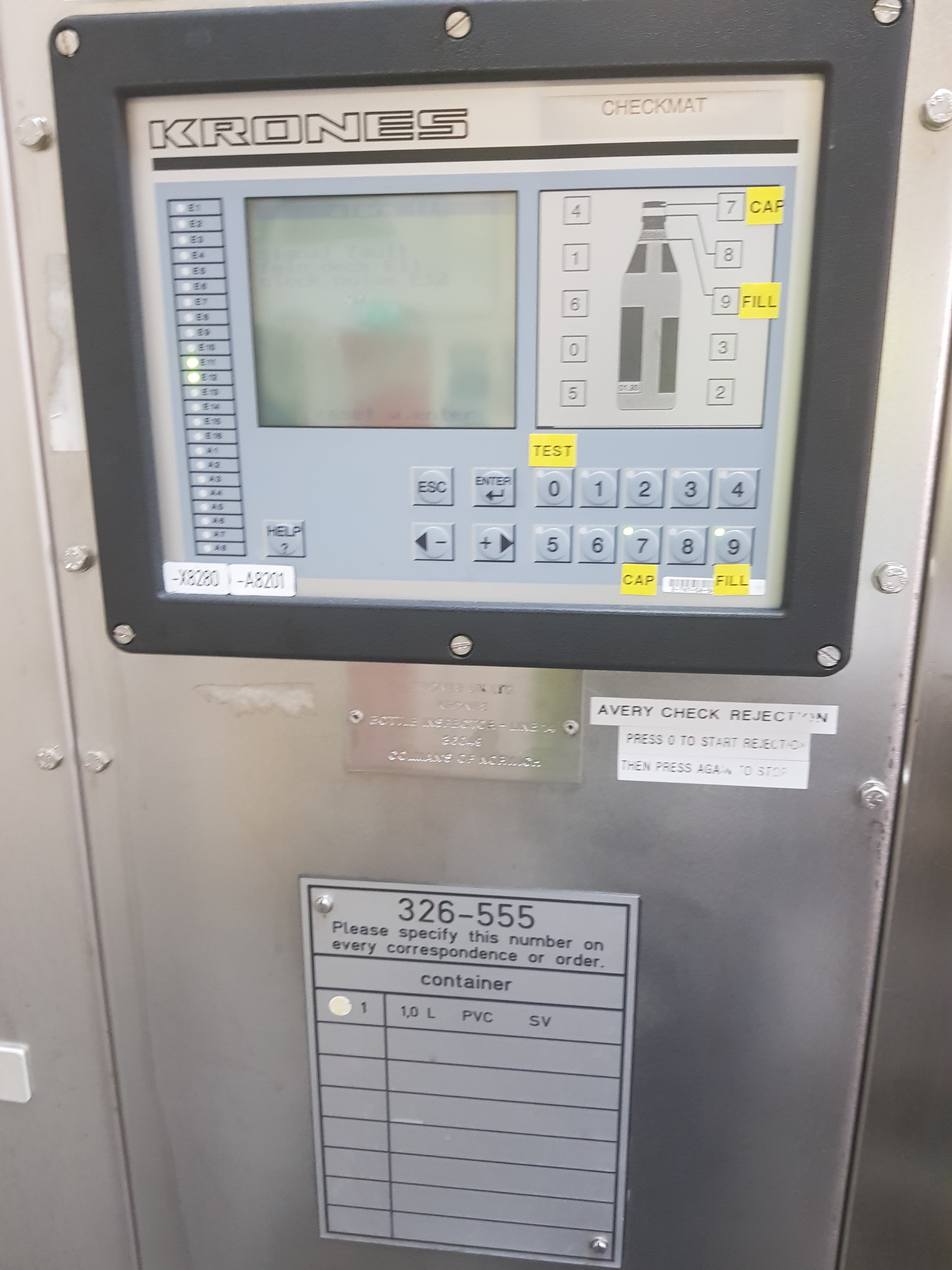 Krones K326-555 Filler / Capper