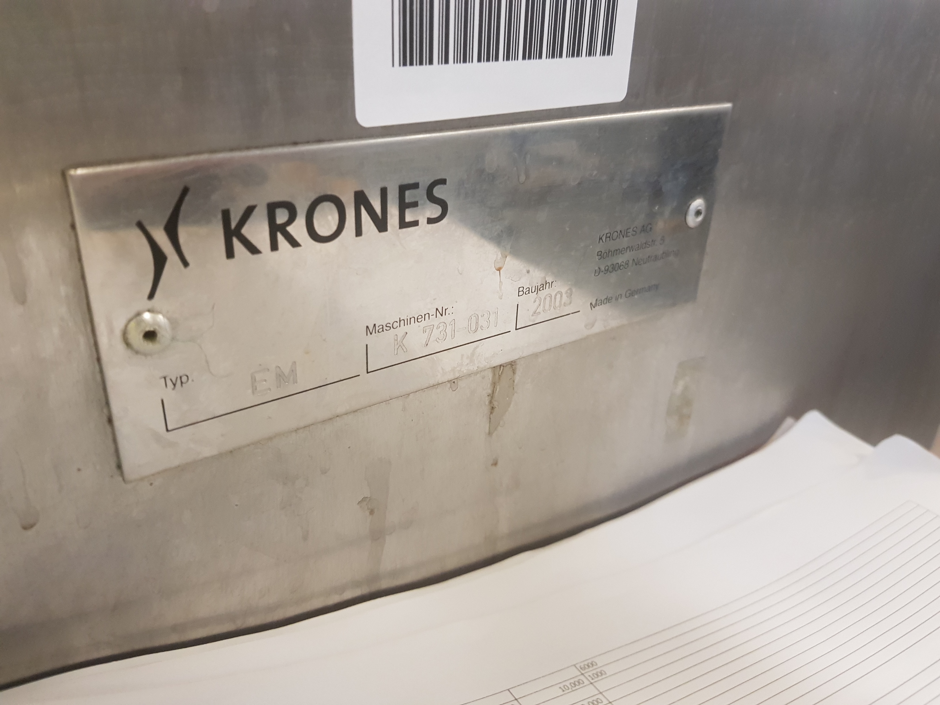 Krones Checkmat EM Inspection System