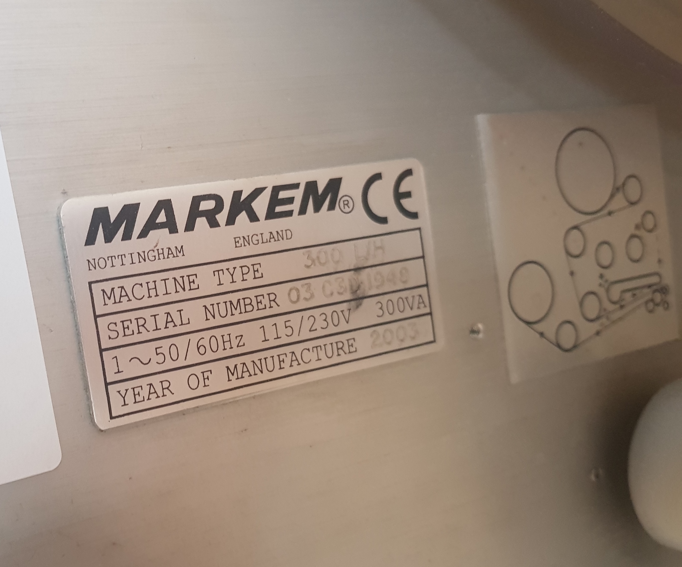 Markem Cimjet Series 300 Labeller
