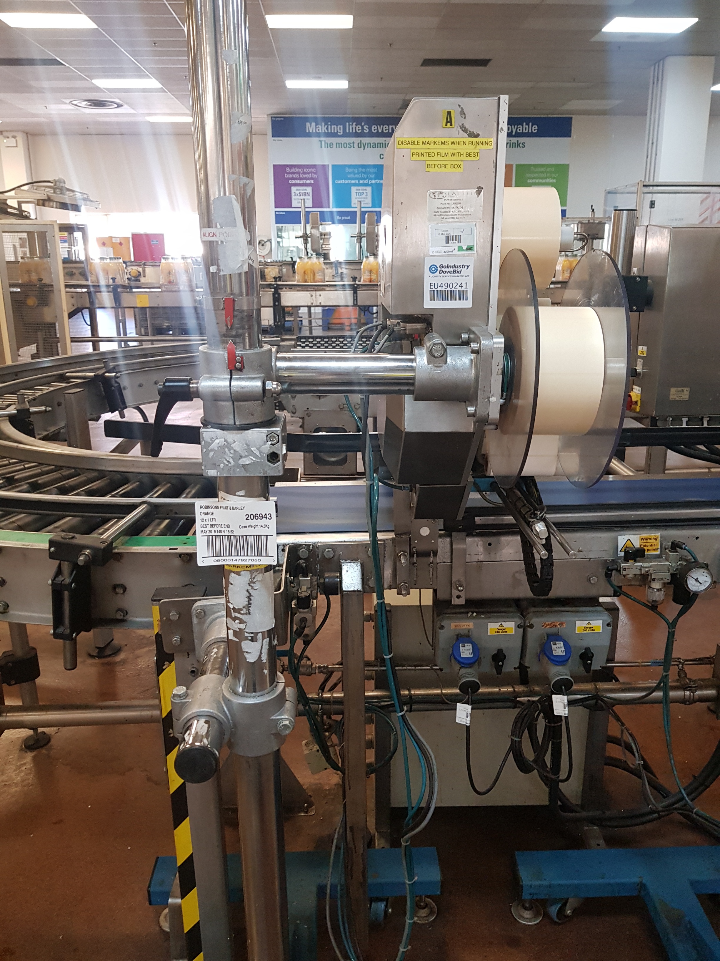 Markem Cimjet Series 300 Labeller