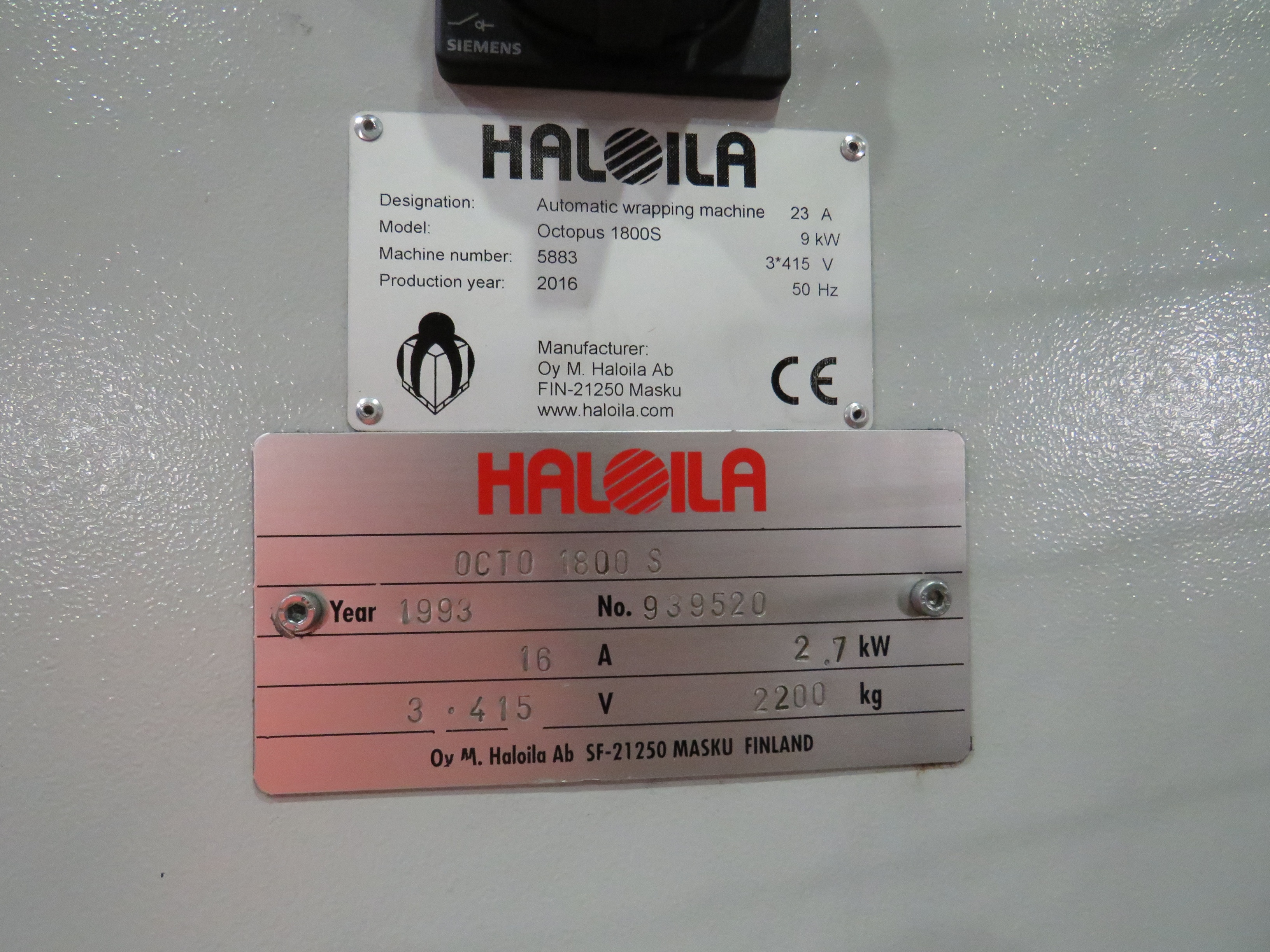 HALOILA 1800-BTS Octopus Rotary Stretch Wrapper