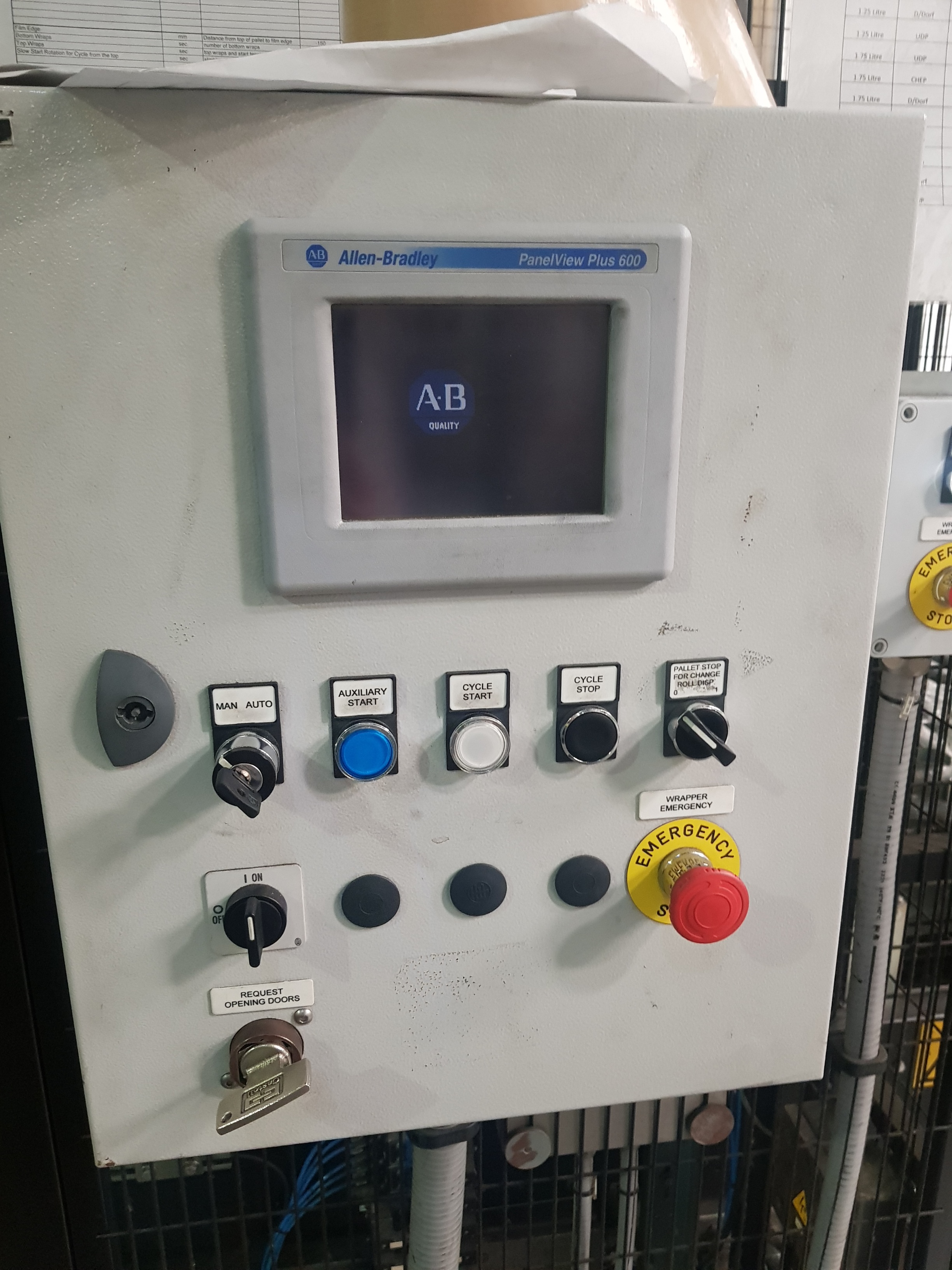 ACMI Palletising / Wrapper System